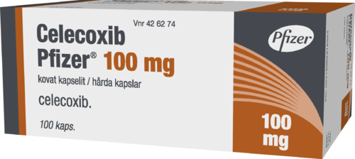 CELECOXIB PFIZER 100 mg kapseli, kova 1 x 100 fol