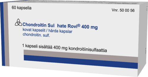CHONDROITIN SULPHATE ROVI 400 mg kapseli, kova 1 x 60 fol
