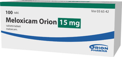 MELOXICAM ORION 15 mg tabletti 1 x 100 fol