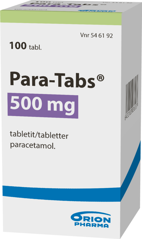 PARA-TABS 500 mg tabletti 1 x 100 kpl