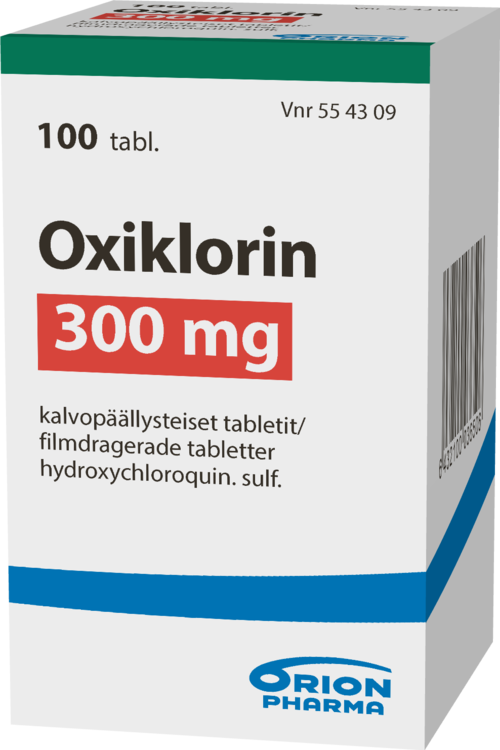 OXIKLORIN 300 mg tabletti, kalvopäällysteinen 1 x 100 kpl