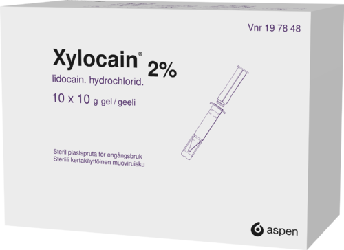 XYLOCAIN 2 % geeli 10 x 10 g