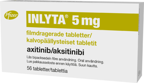 INLYTA 5 mg tabletti, kalvopäällysteinen 1 x 56 fol