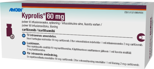 KYPROLIS 60 mg infuusiokuiva-aine, liuosta varten 1 x 1 kpl