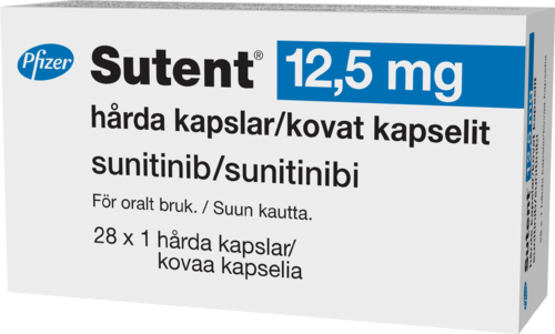 SUTENT 12,5 mg kapseli, kova 1 x 28 fol