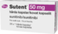 SUTENT 50 mg kapseli, kova 1 x 28 fol