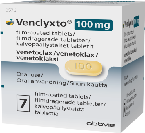 VENCLYXTO 100 mg tabletti, kalvopäällysteinen 1 x 7 fol