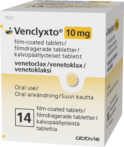 VENCLYXTO 10 mg tabletti, kalvopäällysteinen 1 x 14 fol