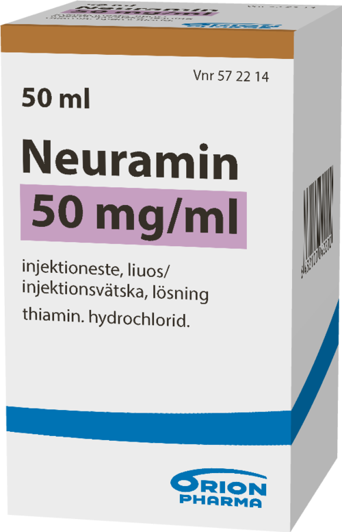 NEURAMIN 50 mg/ml injektioneste, liuos 1 x 50 ml