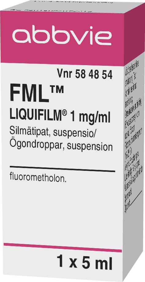 FML LIQUIFILM 1 mg/ml silmätipat, suspensio 1 x 5 ml