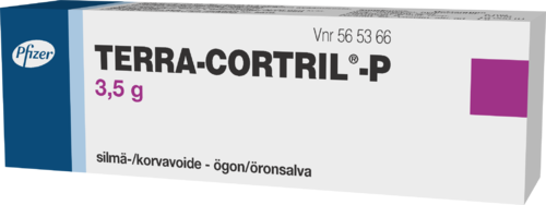 TERRA-CORTRIL-P silmä-/korvavoide 1 x 3,5 g