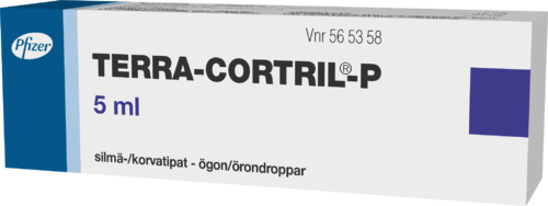 TERRA-CORTRIL-P silmä-/korvatipat, suspensio 1 x 5 ml
