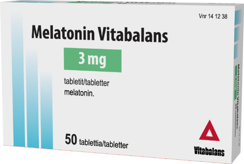 MELATONIN VITABALANS 3 mg tabletti 1 x 50 fol