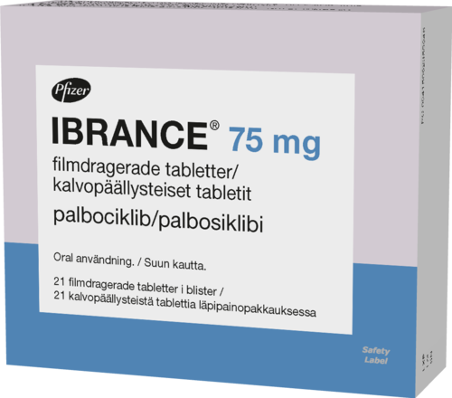 IBRANCE 75 mg tabletti, kalvopäällysteinen 1 x 21 fol