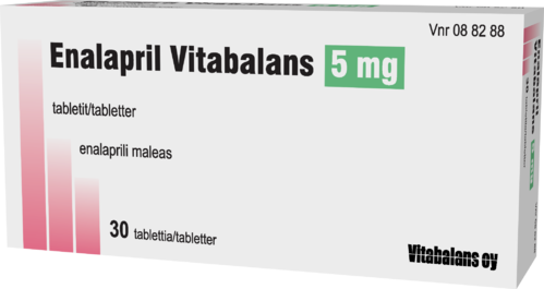 ENALAPRIL VITABALANS 5 mg tabletti 1 x 30 fol