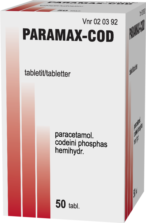 PARAMAX-COD 500/30 mg tabletti 1 x 50 kpl
