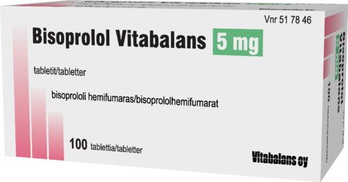 BISOPROLOL VITABALANS 5 mg tabletti 1 x 100 fol