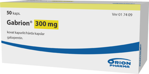 GABRION 300 mg kapseli, kova 1 x 50 fol