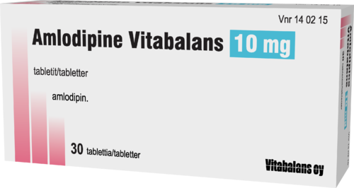 AMLODIPINE VITABALANS 10 mg tabletti 1 x 30 fol
