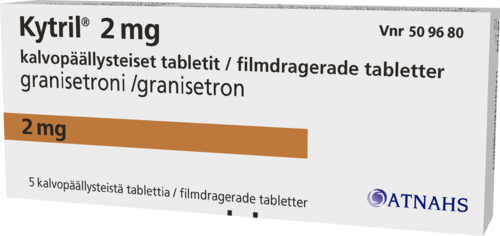 KYTRIL 2 mg tabletti, kalvopäällysteinen 1 x 5 fol