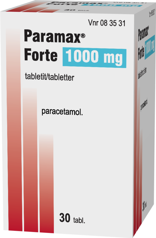 PARAMAX FORTE 1000 mg tabletti 1 x 30 kpl