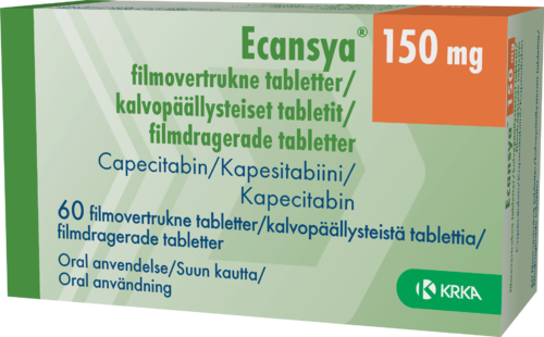 ECANSYA 150 mg tabletti, kalvopäällysteinen 1 x 60 fol