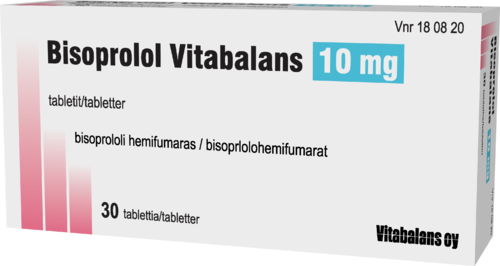 BISOPROLOL VITABALANS 10 mg tabletti 1 x 30 fol
