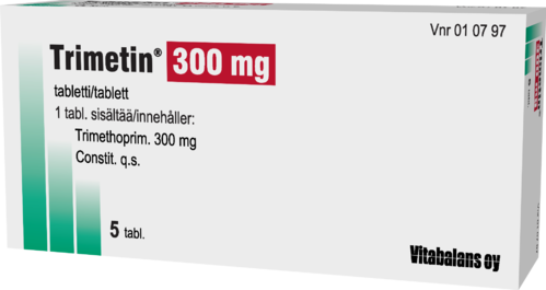 TRIMETIN 300 mg tabletti 1 x 5 fol