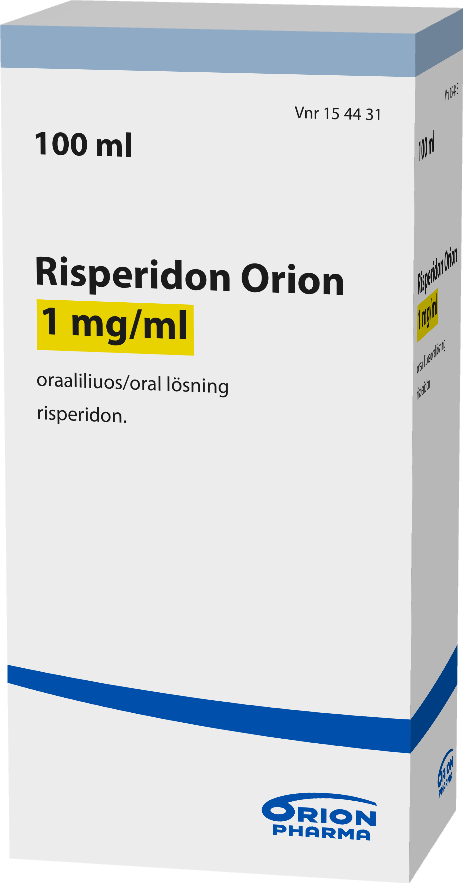 RISPERIDON ORION 1 mg/ml oraaliliuos 1 x 100 ml