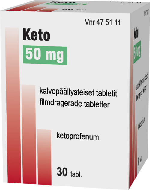 KETO 50 mg tabletti, kalvopäällysteinen 1 x 30 kpl