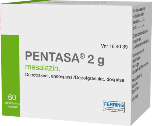 PENTASA 2 g depotrakeet 1 x 60 kpl