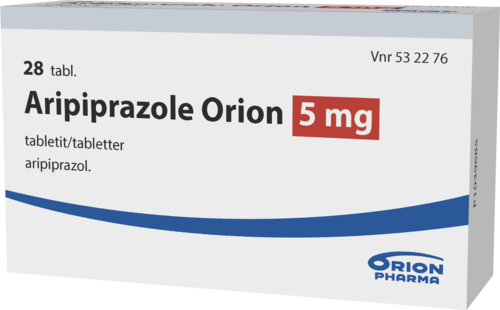 ARIPIPRAZOLE ORION 5 mg tabletti 1 x 28 fol