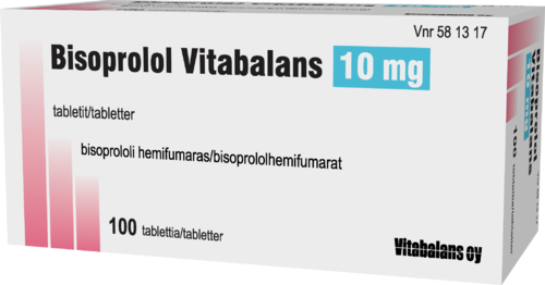 BISOPROLOL VITABALANS 10 mg tabletti 1 x 100 fol