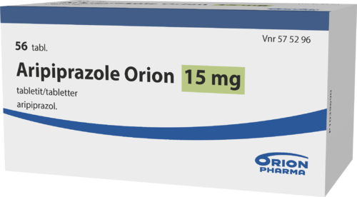 ARIPIPRAZOLE ORION 15 mg tabletti 1 x 56 fol