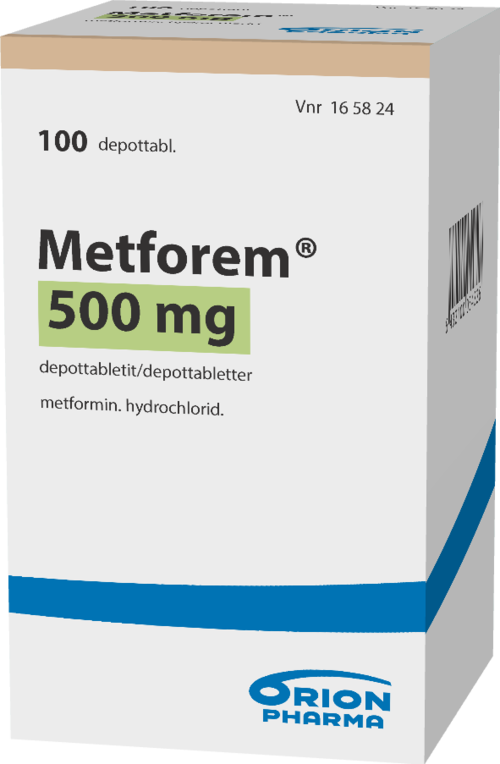 METFOREM 500 mg depottabletti 1 x 100 kpl