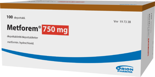 METFOREM 750 mg depottabletti 1 x 100 fol