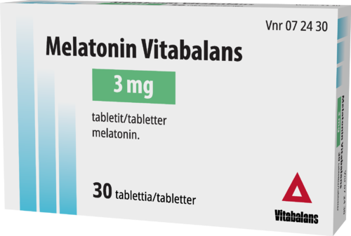 MELATONIN VITABALANS 3 mg tabletti 1 x 30 fol