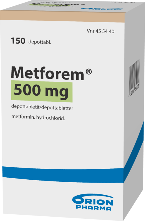 METFOREM 500 mg depottabletti 1 x 150 kpl
