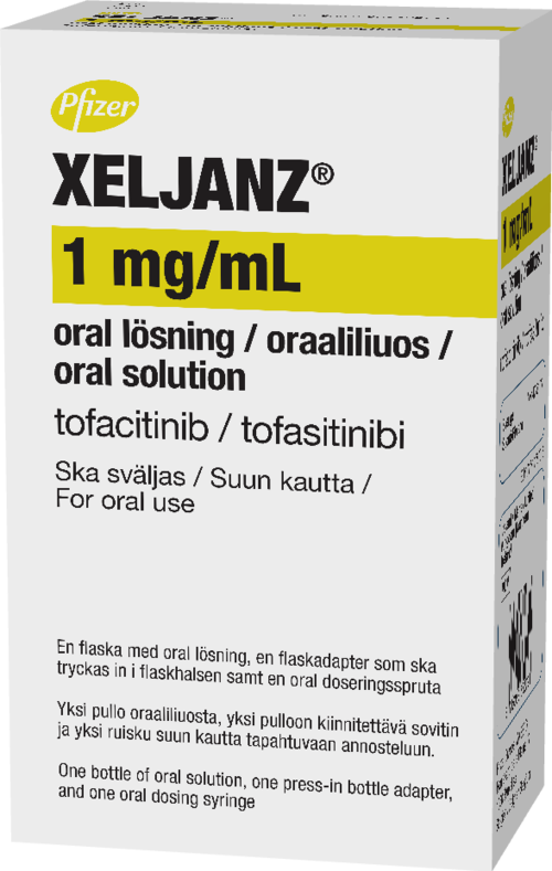 XELJANZ 1 mg/ml oraaliliuos 1 x 240 ml
