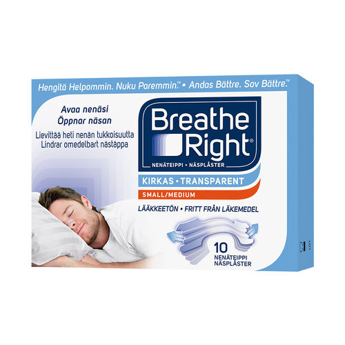 Breathe Right -nenäteippi 10 kpl
