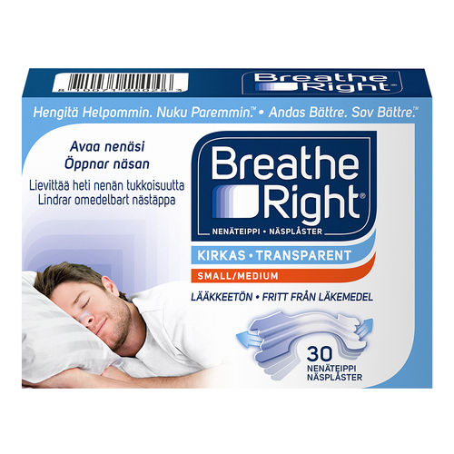 Breathe Right -nenäteippi 30 kpl