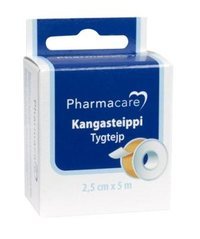 Pharmacare kangasteippi 2,5cmx5m X1 kpl