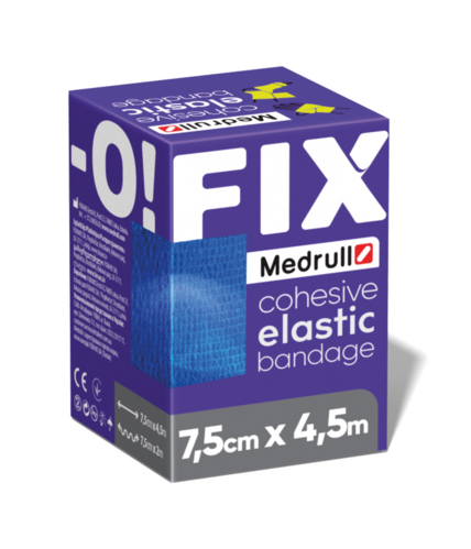 Medrull Fix-O itsekiinnittyvä tukisidos 7,5cmx4,5m 1 kpl