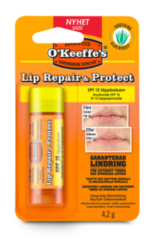 O Keeffes Lip Repair Protect & SPF 15 4,2 g