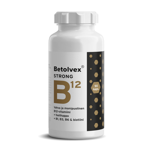 Betolvex Strong 1,25 mg B12-vitamiini 90 kaps