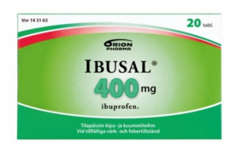 IBUSAL tabletti, kalvopäällysteinen 400 mg 20 fol