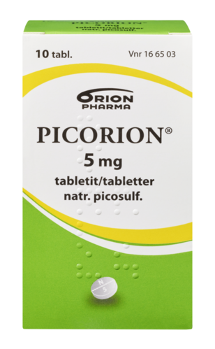 PICORION tabletti 5 mg 10 fol