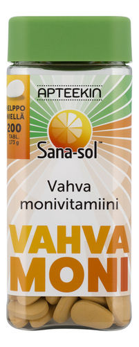 Sana-Sol Vahva monivitamiini tabletti 120 kpl