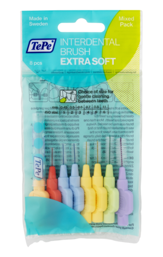 TePe hammasväliharja X-soft Mix pack 8 kpl