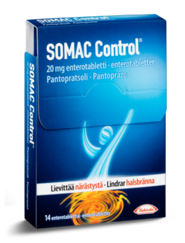 SOMAC CONTROL enterotabletti 20 mg taskupakkaus 14 fol